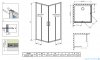 Radaway Premium Pro Kdd  kabina 80x90cm szkło przejrzyste 1017080-01-01L/1017090-01-01R